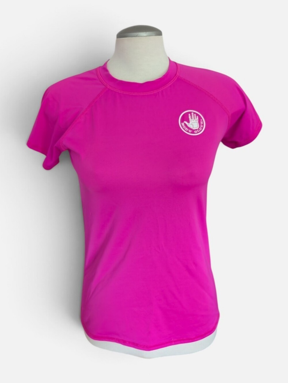 Body Glove Women's Rash Guard Shirt Size Large Sun Shirt Bright Pink Stretchy